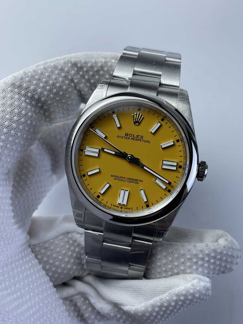 (준비완료/특급배송)NO.2329/VS공장 롤렉스 오이스터퍼페츄얼 옐로우 다이얼 41미리