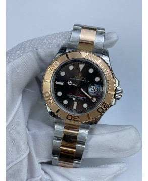 (준비완료/특급배송 할인판매)NO.2940/VS공장 요트마스터 초코 콤비 3135풀카피 클론무브